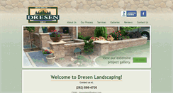 Desktop Screenshot of dresenlandscaping.com